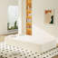 Canapé-lit moderne avec 2 coussins, canapé-lit convertible en tissu rembourré de mousse, matelas pliant simple de 15 po pour le salon, lit d'invité, salle de jeux, aucun assemblage requis-977996061