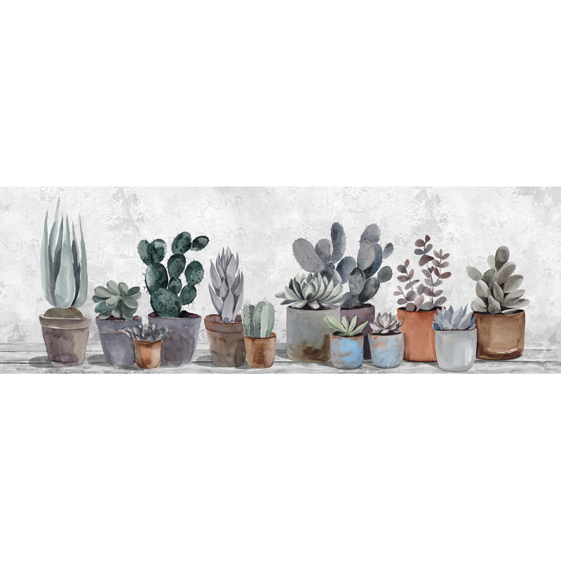 «Succulent Collection», reproduction sur toile tendue, H 5 po x l 15 po x P 1,5 po
