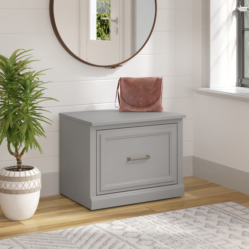 Kierra Storage Bench, Cape Cod Gray
