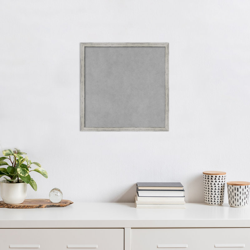 Tableau magnétique magnétique en métal, 17" H x 17" W x 1" D
