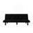 Sofa-To-Bed Evolution: 66" Black Velvet Sofa Bed Transforms Seamlessly, Ideal For Family Living Rooms, Apartments, And Bedrooms-129455698