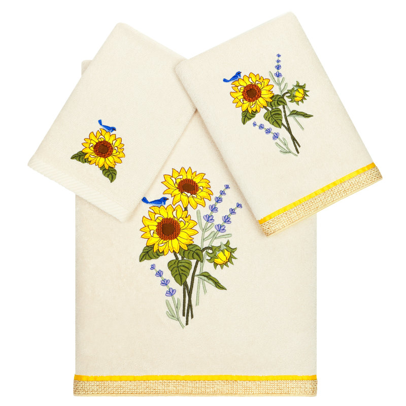  Ensemble de serviettes 3 pièces Azade, Beige