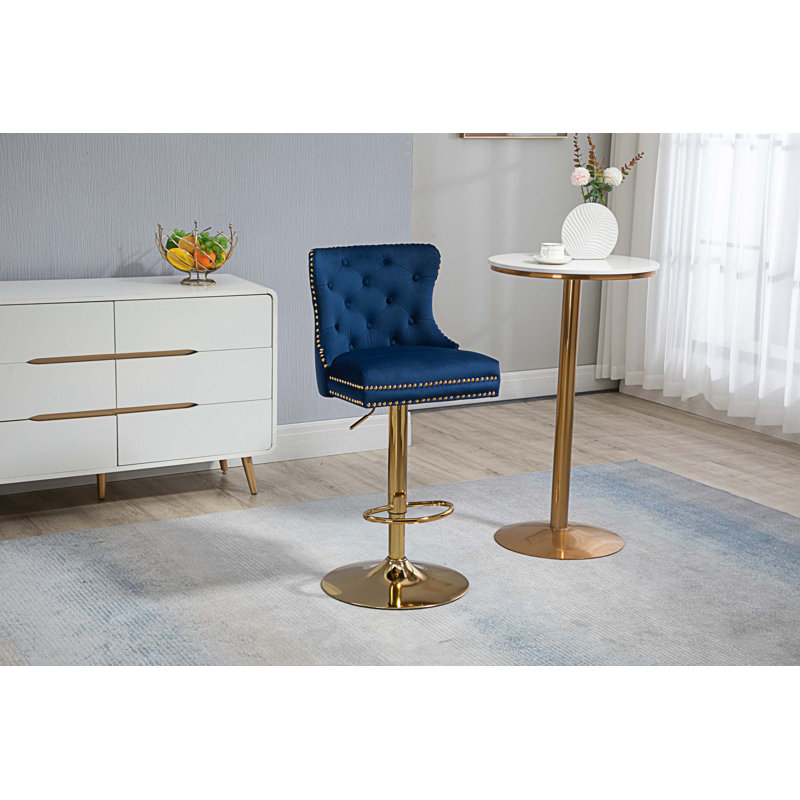 Tabouret Dalicia, Bleu marine