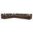 Bernhardt Candace 4 Piece Leather Sectional