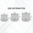  17.3in, 13.4in and 10.6inH Round Weathered Concrete Planters (Set of 3), Outdoor Indoor Large Planter Pots Containers with Drainage Holes for Patio, Balcony, Backyard, Living Room-927556971