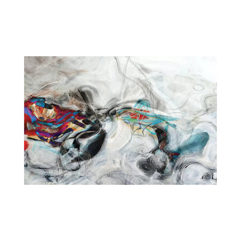 Abstract XVIII by Andrada Anghel - Wrapped Canvas Painting, 20.32cm H x 30.48cm W x 1.905cm D