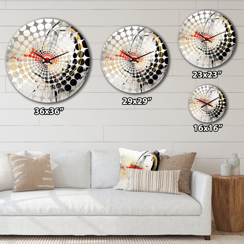 Horloge murale Votto, Médium