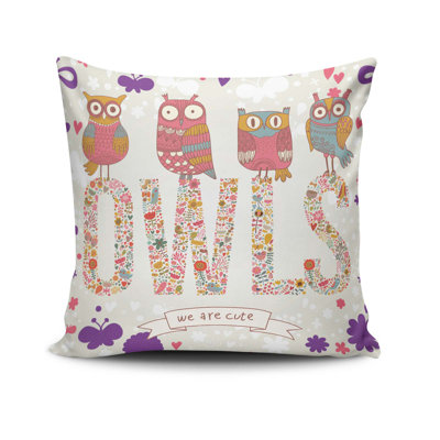 Coussin décoratif Cecilya, 17,0 x 17,0 pouces, 50% coton / 50% polyester, lavable à la machine, repassable, rembourrage en silicone, fermeture à glissière dissimulée | Coussin décoratif doux et élégant pour le salon, la chambre à coucher et le bureau