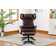 Bourkelands 28.7" Wide Faux Leather Manual Ergonomic Recliner with Ottoman