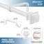 Tringle à rideaux simple 0,75 po Waldo-1098610754-1098610767