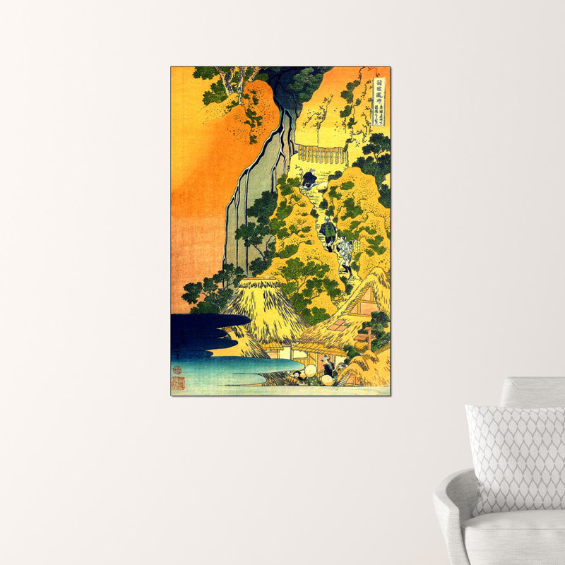 Hokusai - Wrapped Canvas Painting, 90cm H x 60cm W x 1.8cm D