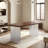 Modern Durable Oak Solid Acrylic Large Table-1705050622