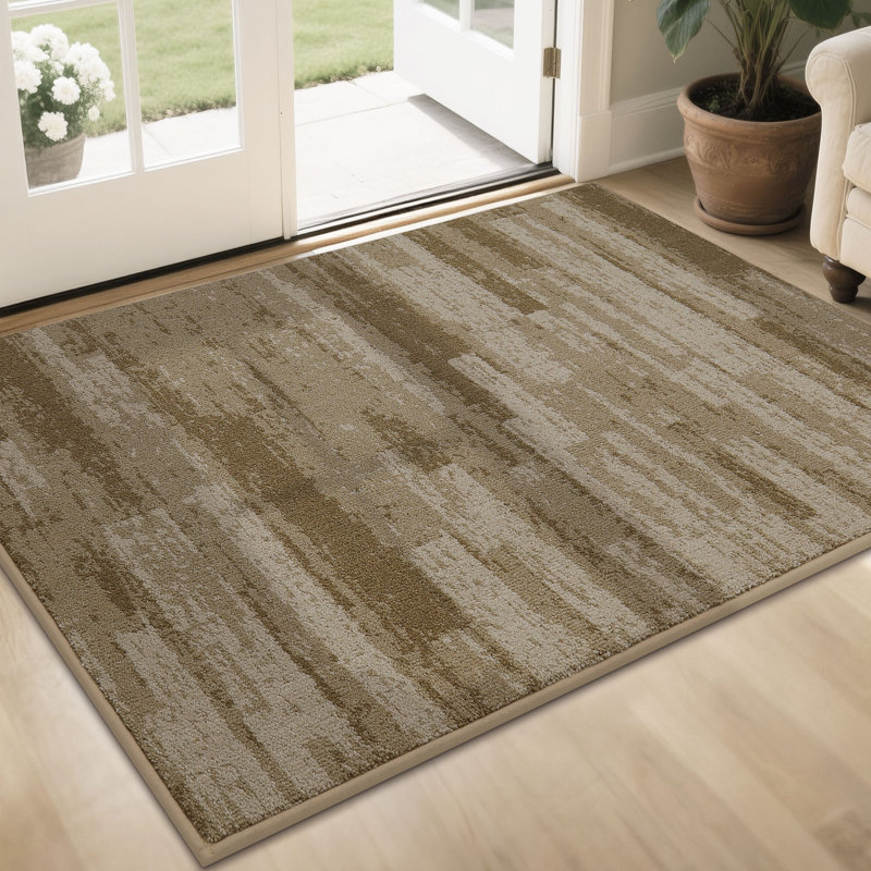 Non-Slip Indoor Doormat, Beige, 61cm W x 91.4cm L