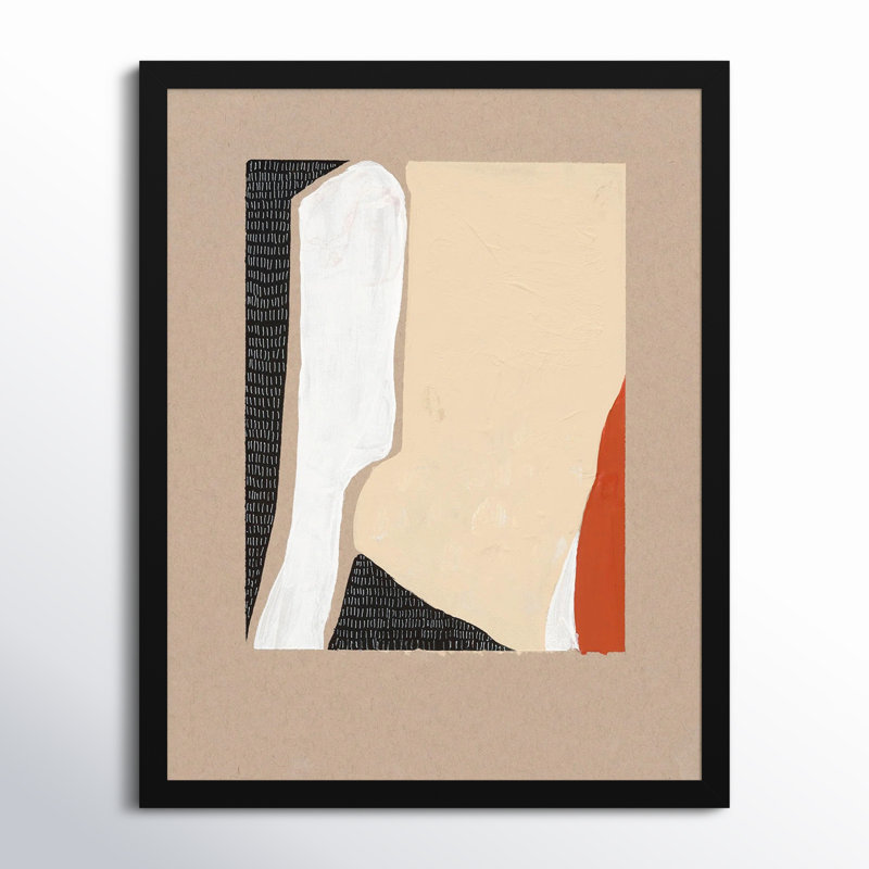 Distant View 2 By Andrea Stokes - Framed Wall Art, 30" W x 38" H, Black Framed