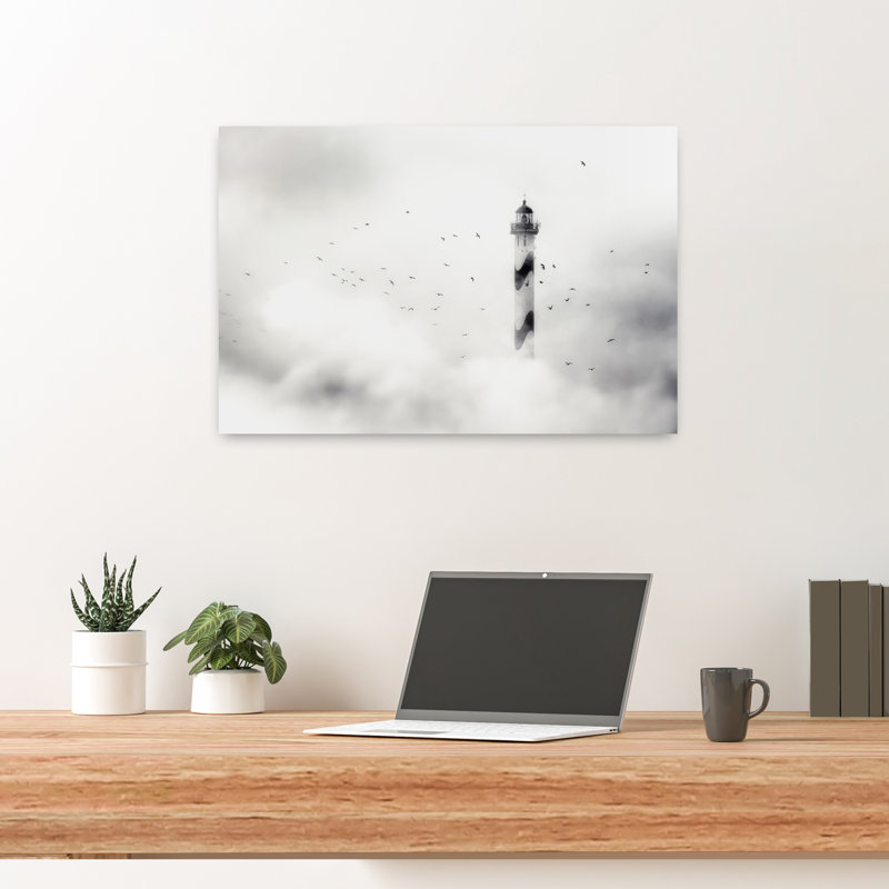 Art contemporain, paysage abstrait, paysage côtier, H 24 po x l 16 po