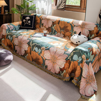Vintage Sofa Towel, All Seasons Universal, Non-Slip Sofa Cover Cloth