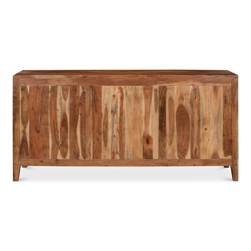 Facet 72'' Rustic Acacia Solid Wood Sideboard
