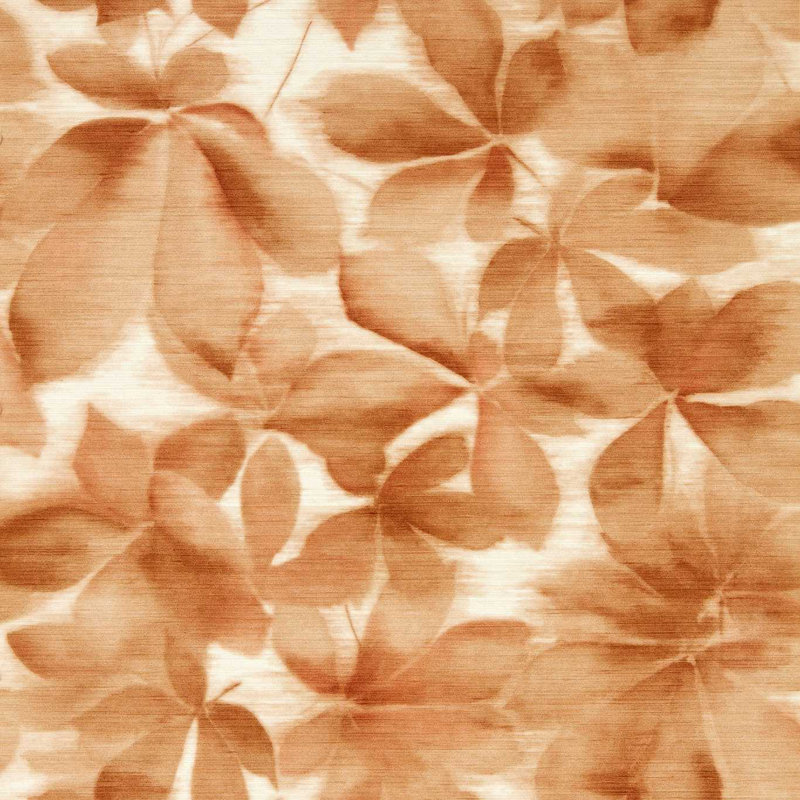 Grounded 10.05m x 68.6cm Wallpaper Roll, Baked Terracotta/Parchment