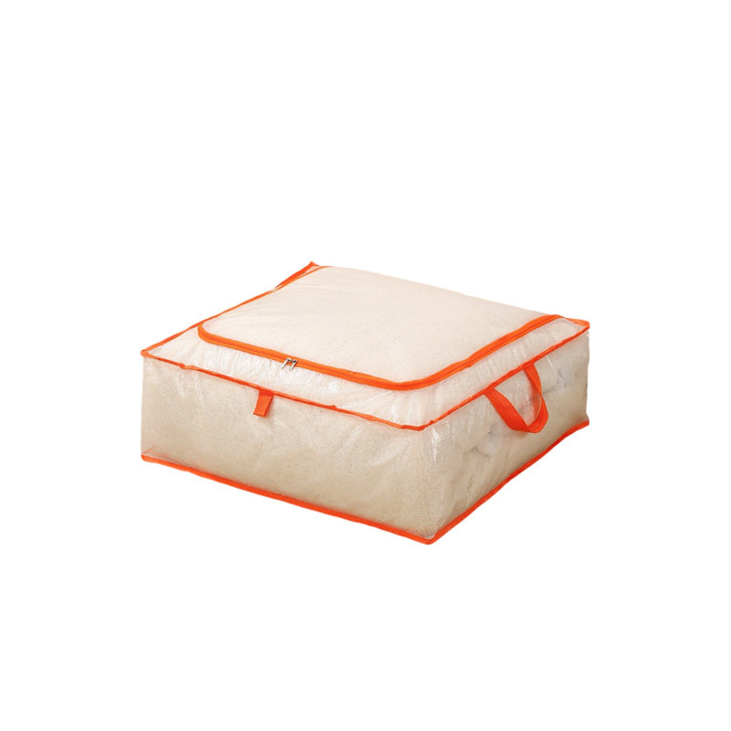 Quilt Storage Bag Mesh Fabric Multi Purpose Storage Large Capacity Clothes Packing Bag Organizing Travel Moving Packing Bag