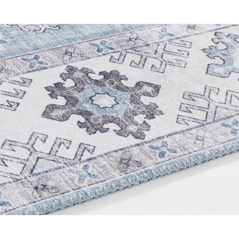 Gratia Tufted Blue Rug, Runner 80 x 200cm