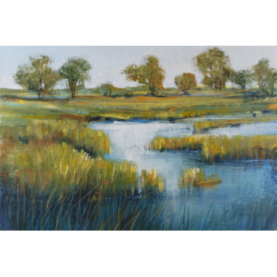 «Marshland View IV» par Timothy O 'Toole - peinture sur toile tendue