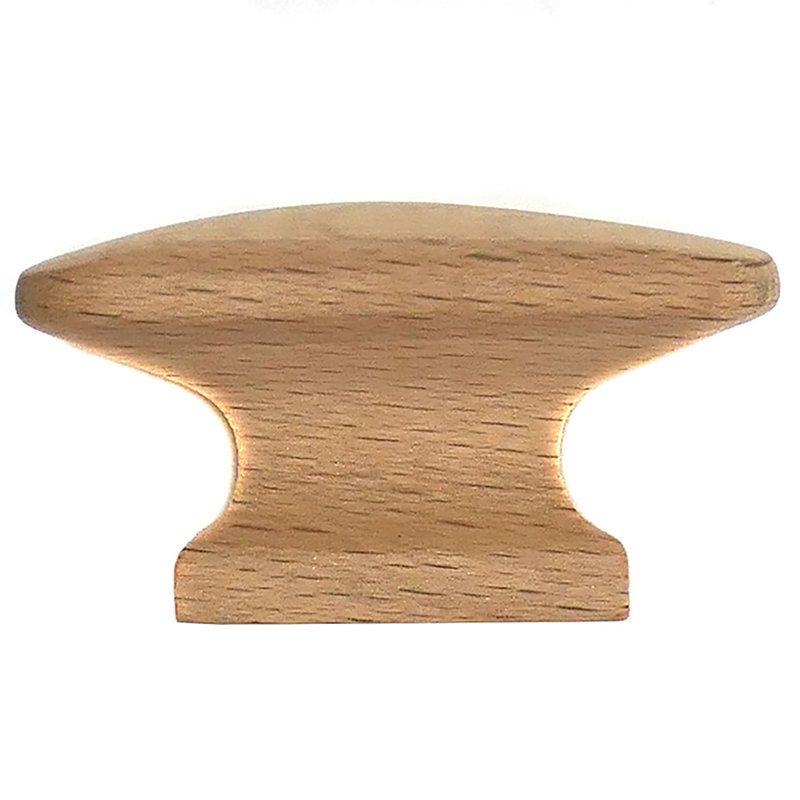Au Natural Square Knob, 1.25"