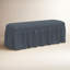 Nia Ruffle Dining Bench-336596769
