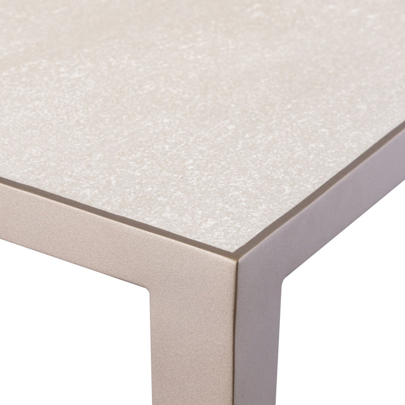 Iron Console Table With Porcelain Top