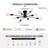 Jacobson Semi Flush Mount  8-light Sputnik Ceiling Light Modern Ceiling Light For Living Room and Bedroom-134830779