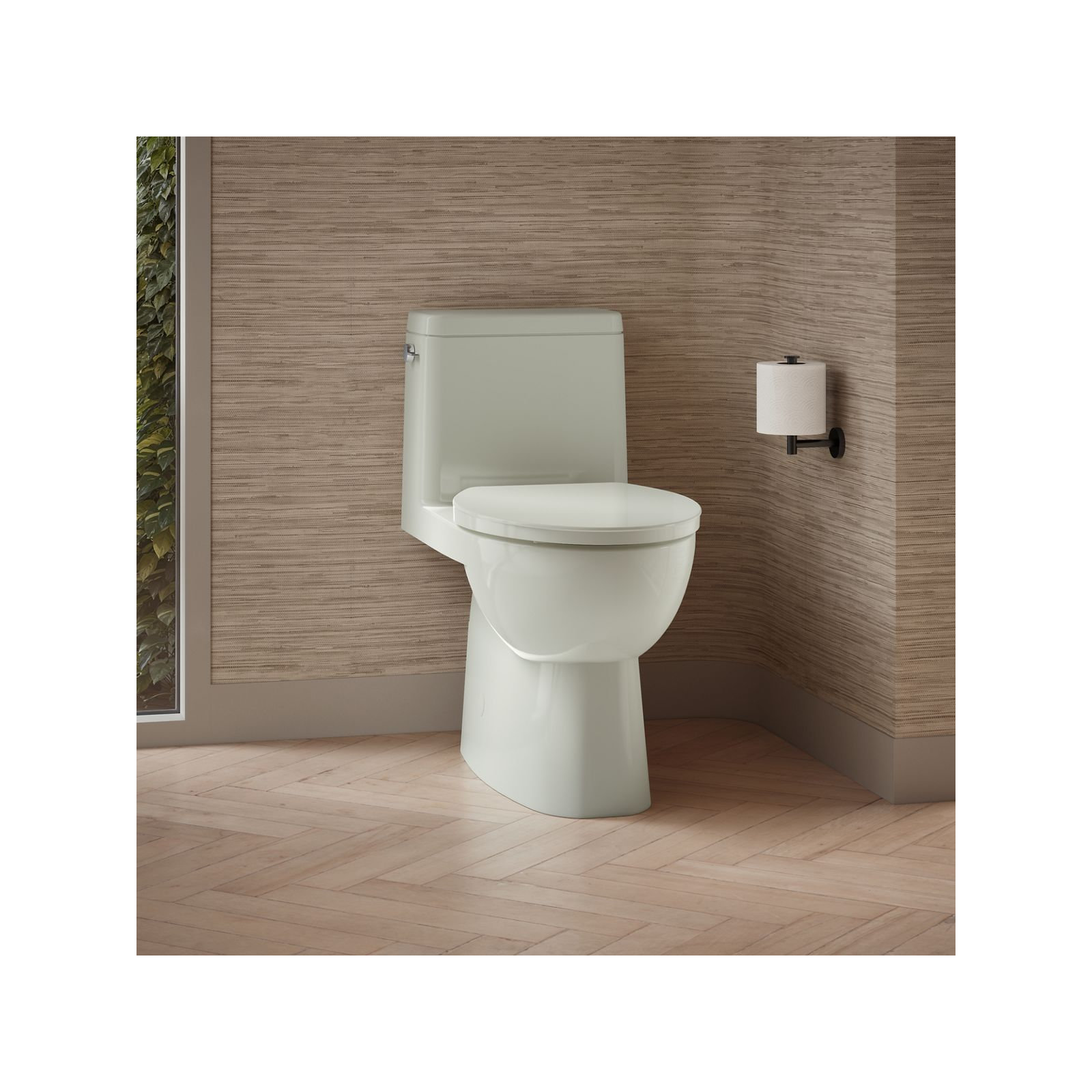 Reach 1.28 GPF Water Efficient Elongated Toilet, Dune