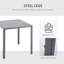 Metal Base Dining Table