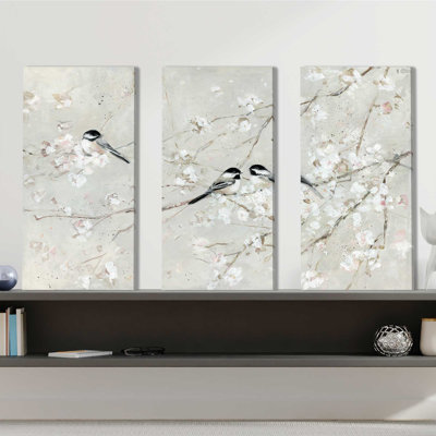 "Nature's Confetti I", ensemble de 3 impressions sur toile