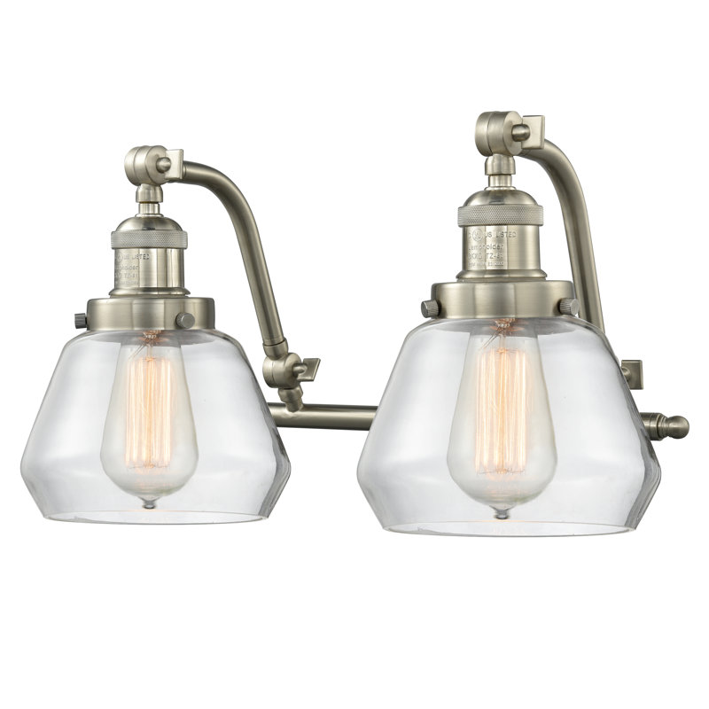 Keefe 2 - Light Dimmable Vanity Light, Brushed Satin Nickel