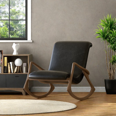 Ash wood lounge chair