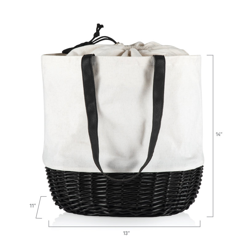 Sac fourre-tout Coronado, Blanc/Noir