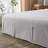 French Linen Bed Skirt Split Corner with Button Drop-135108452-135108449-135108454