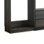 Système d'organisation modulaire Dee, 5 tablettes flottantes, 2 tiroirs, bois noir-100695452