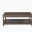 Table basse Middleton de 48 po, aucun assemblage requis, finition noisette rétro