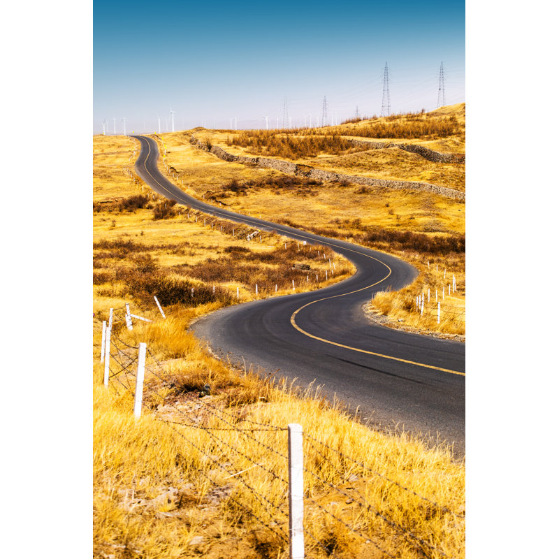 «Curve Road» par Xijian, H 18 po x l 12 po