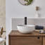 Elea Round Brown Premium Terrazzo Bathroom Sink-733659705