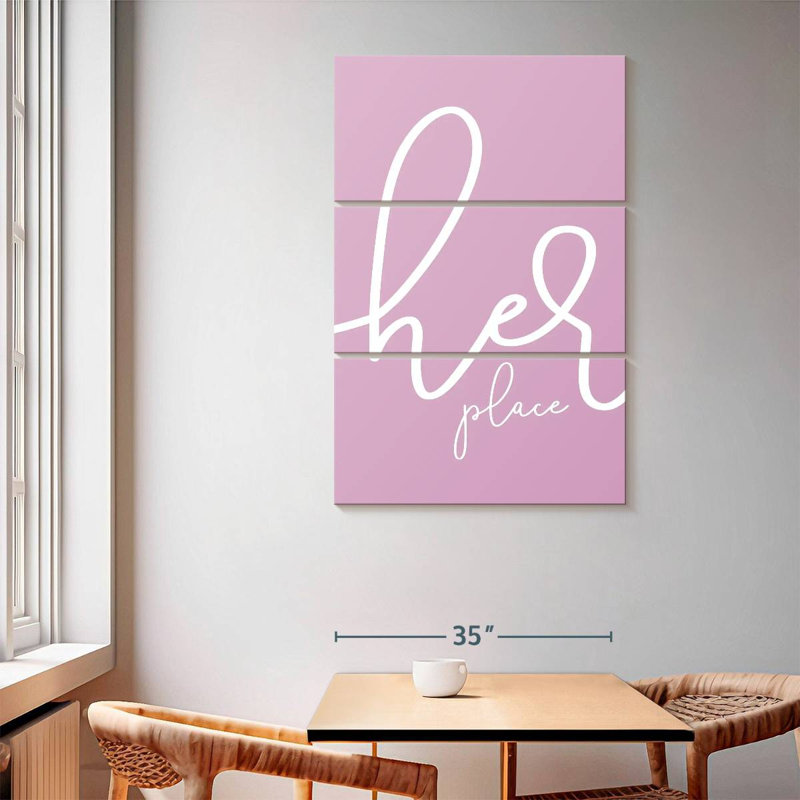 Kema Her Place Pink, 65" H x 42" W