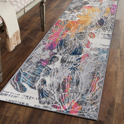 Tapis floral abstrait Dionta