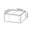 Table Cover for Adjustable Lounging Set - Table only cover for HI-Low Tables Square