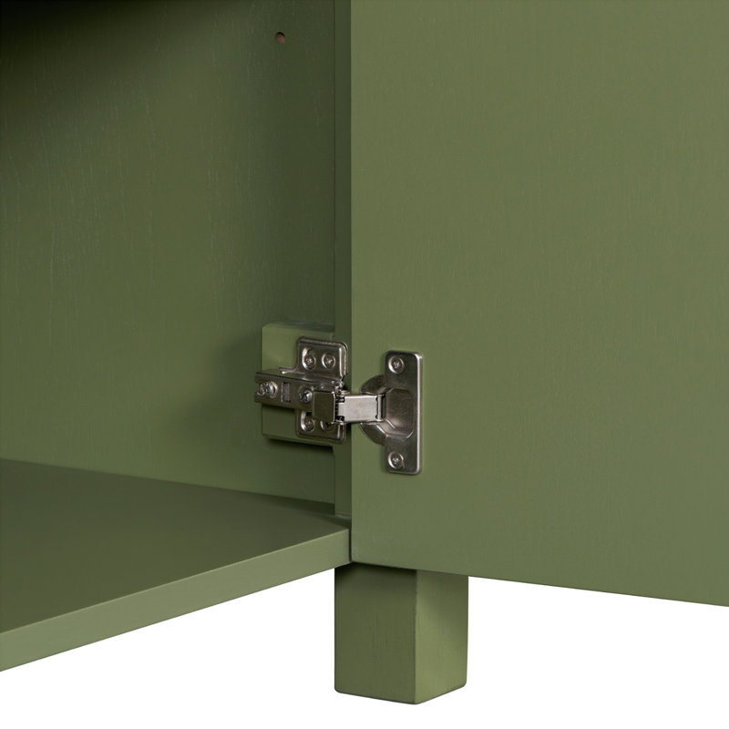 36 " Bathroom Vanity with Ceramic Sink, Olive Green