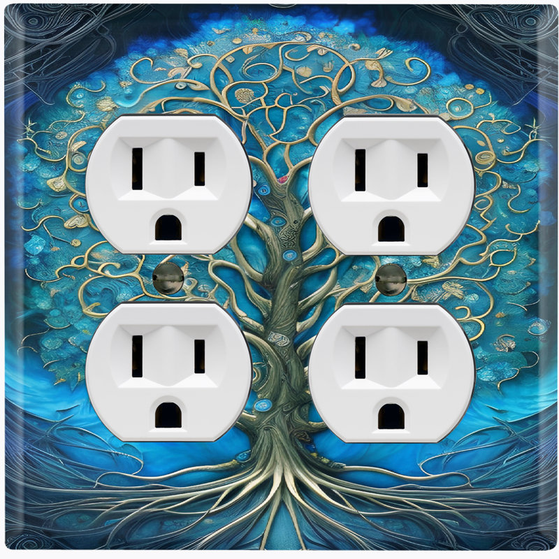Plaque murale standard pour arbre à 2 branches Tree Of Life