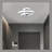 Marashio 9" Modern LED Ceiling Light, Elegant Living Room Hallway Bedroom Lamp 18W