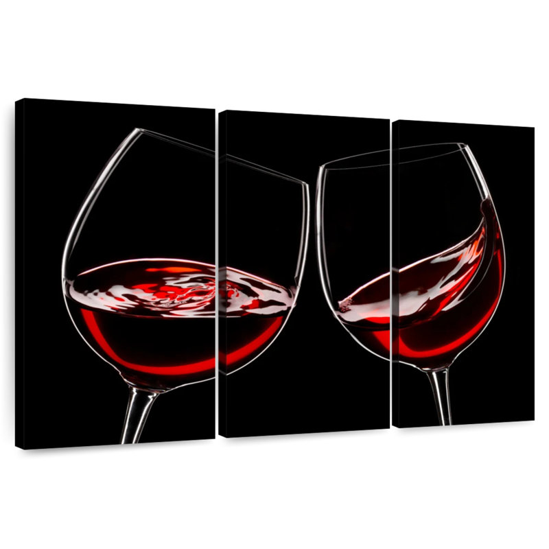 Célébration du vin rouge Yarlin, H 24 po x l 38 po