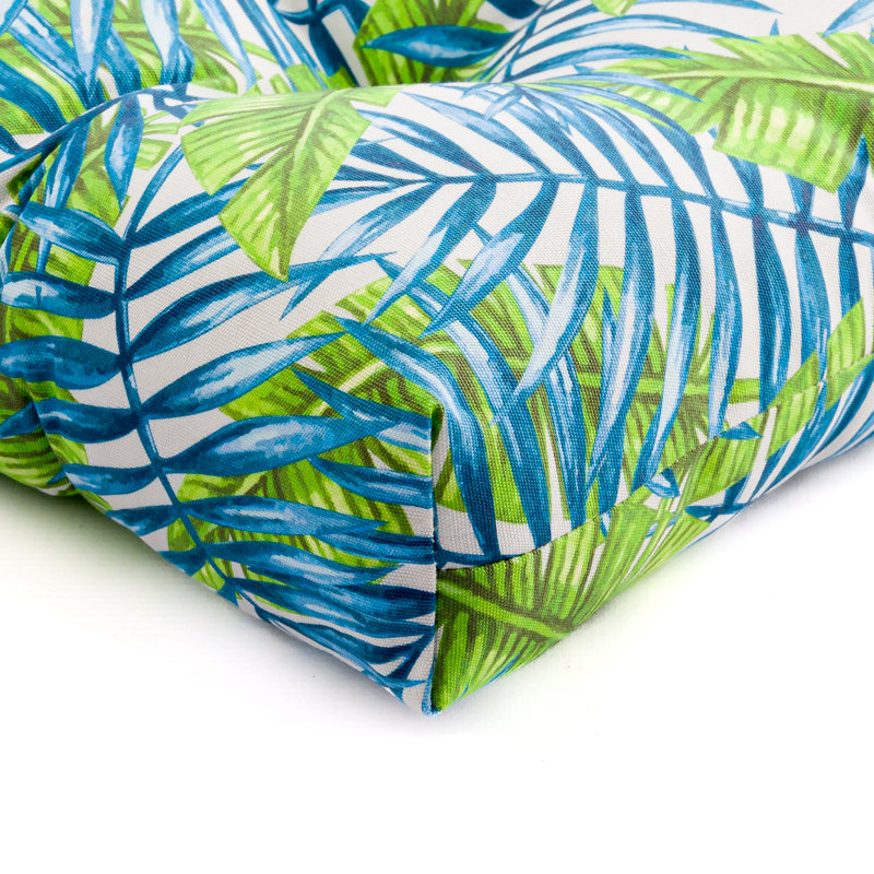  Italia Acrylic Outdoor Loveseat Cushion, Koa Persian