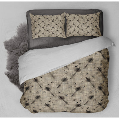 Twill Abstract Comforter