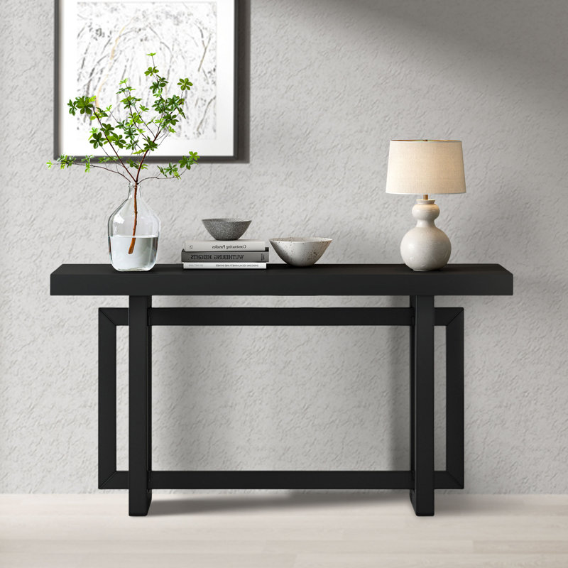 59.1'' Console Table, Black